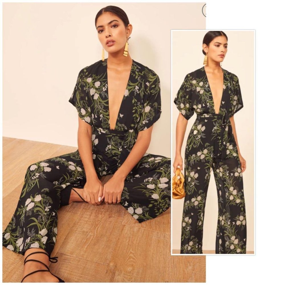 Reformation Romper Lemongrass